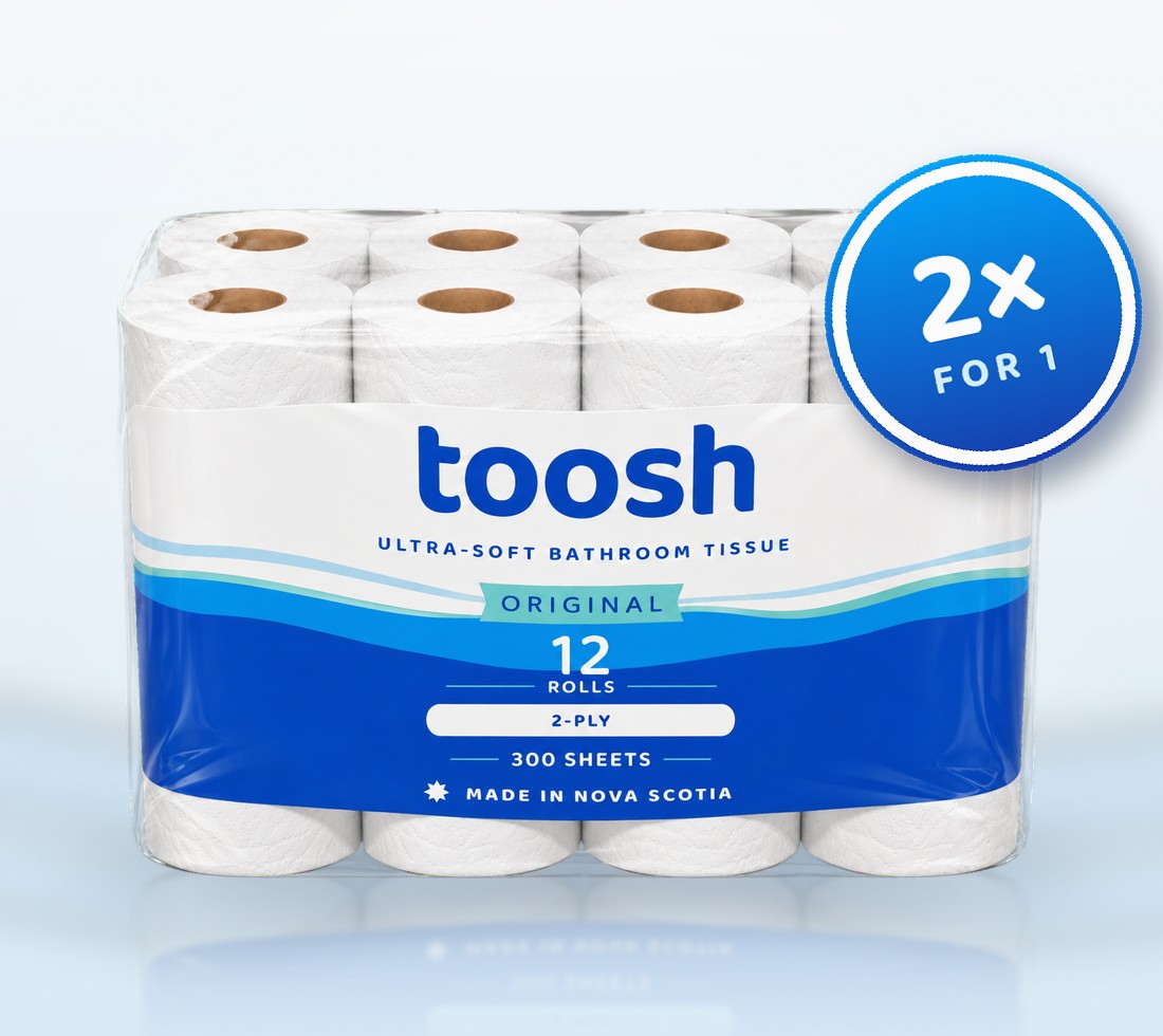 Toosh Original 12-pack with 2-for-1 launch badge